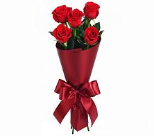 Букет 5 Красных роз Эдлесс Лав в Тропарево