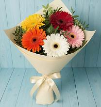 Букет цветов из:  Герберы в Тропарево