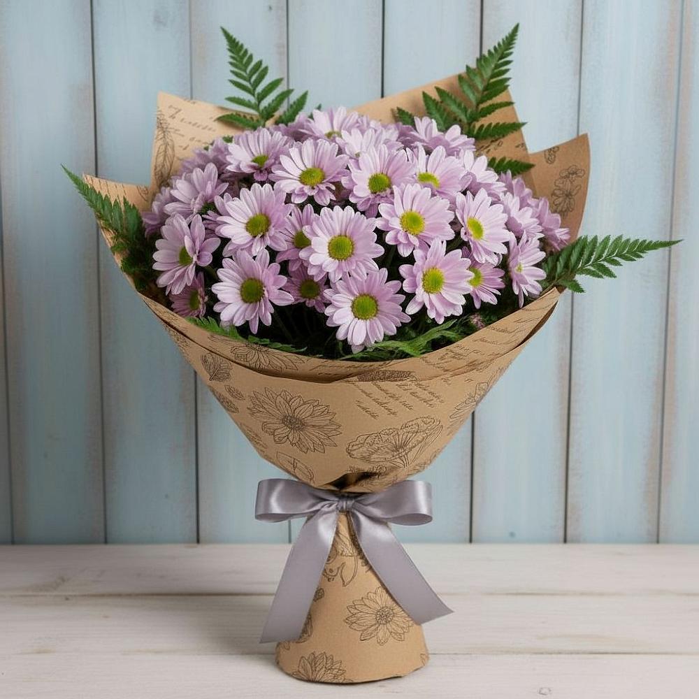 Букет цветов из: Хризантемы в Тропарево