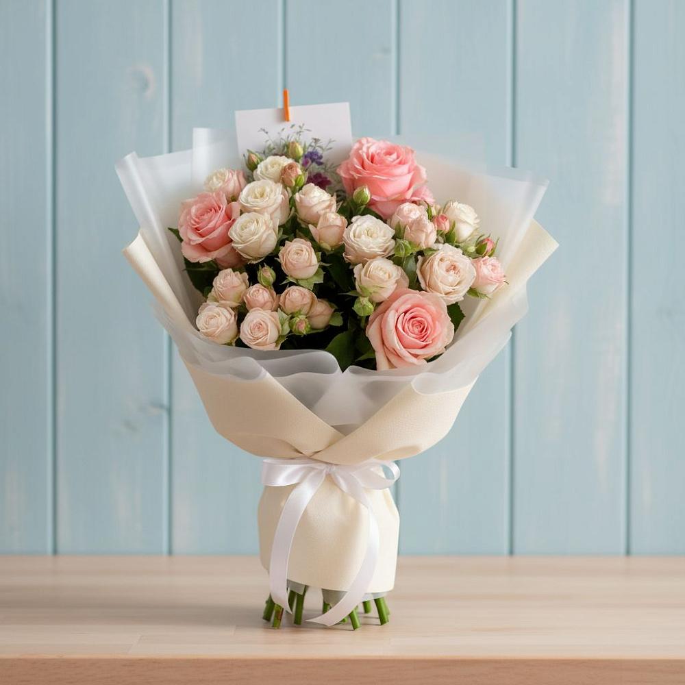 Букет цветов из: Розы в Тропарево