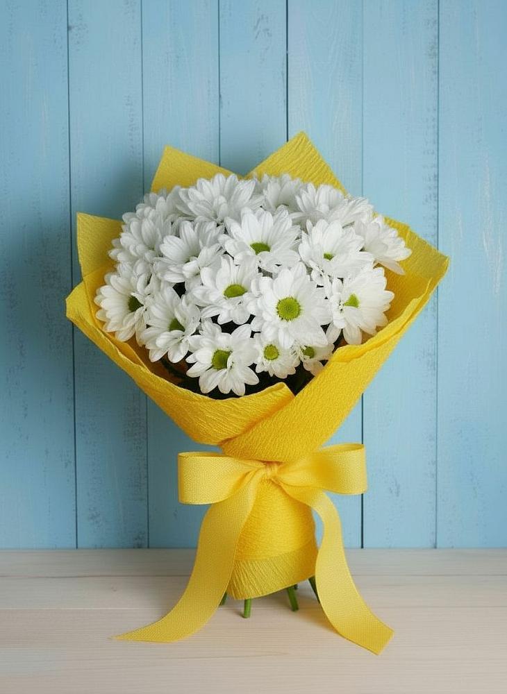 Букет цветов из: Хризантемы в Тропарево