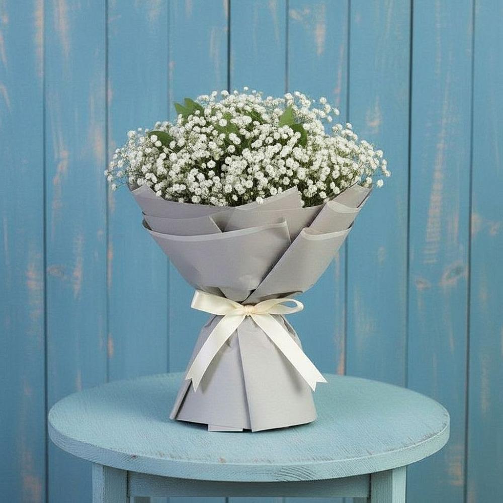 Букет цветов из: Гипсофила в Тропарево