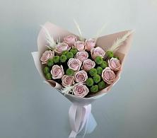 Букет цветов из:  Розы и Хризантемы в Тропарево
