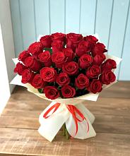 Букет 29 Красных роз в Тропарево