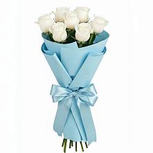 Букет 7 белых роз Проуд #REPLACE_PRED# Тропарево