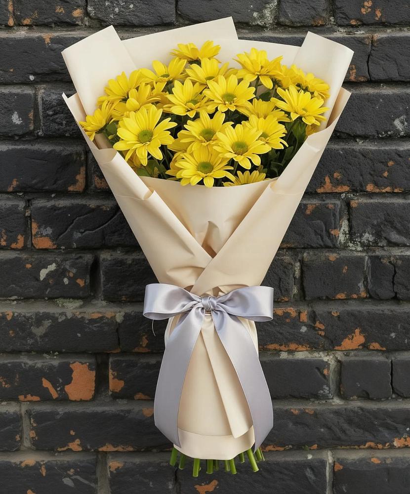 Букет цветов из: Хризантемы в Тропарево