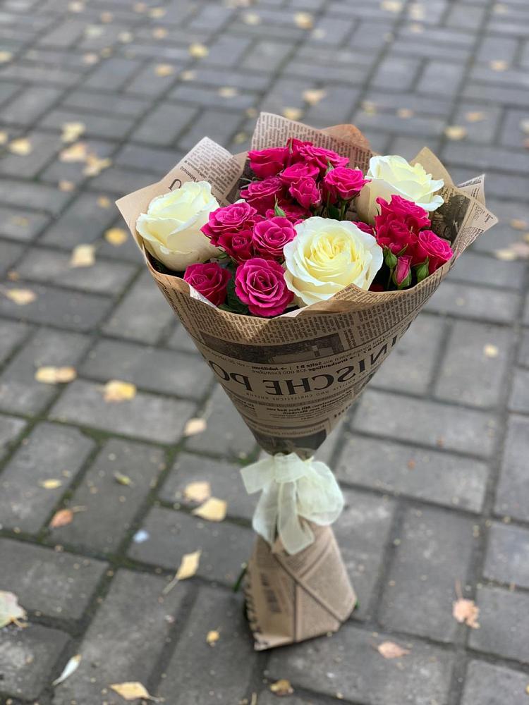 Букет цветов из: Розы в Тропарево