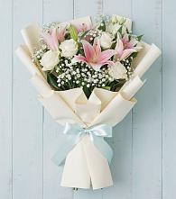 Букет цветов из:  Лилии в Тропарево