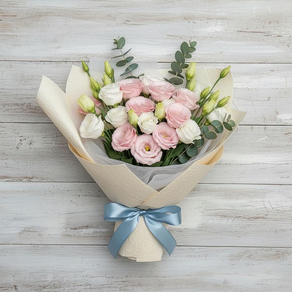 Букет цветов из: Лизиантусы в Тропарево